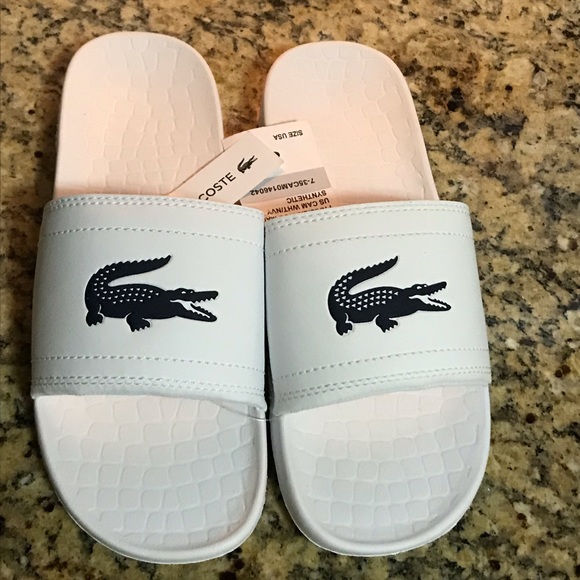 lacoste croc sandal